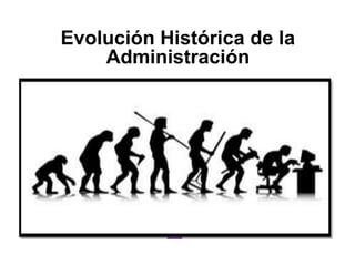 Evolución Histórica de la
Administración