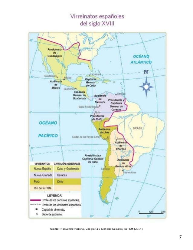 Administracion colonial española de america