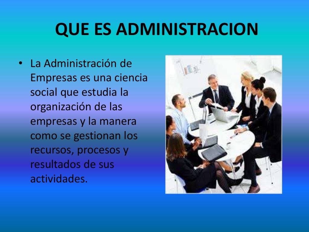 Administracion de empresas Administracion de empresas