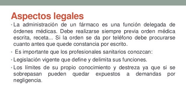 Administracion de medicamentos