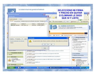 SELECCIONO MI FIRMA
 Y PINCHO EN QUITAR
 O ELIMINAR LE DIGO
    QUE SI Y LISTO.
 