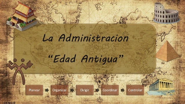Administracion Epoca antigua