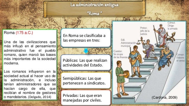 Administracion Epoca antigua