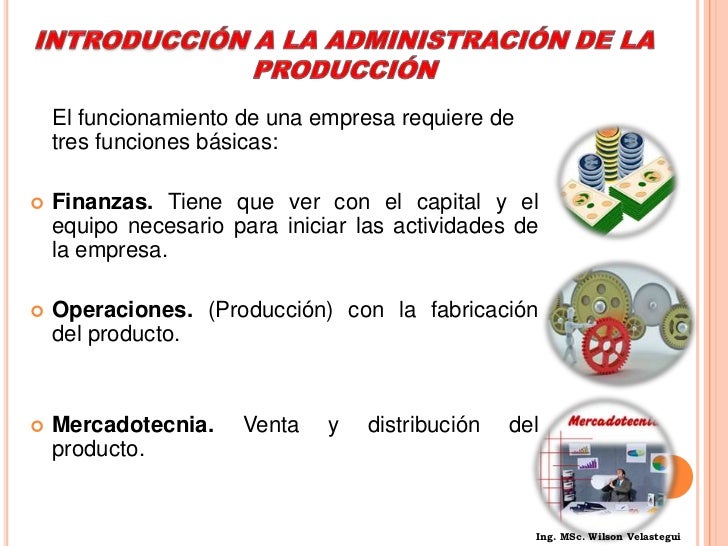 Importancia De La Administracion De La Produccion es.slideshare.net