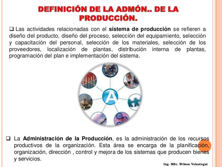 Importancia De La Administracion De La Produccion es.slideshare.net