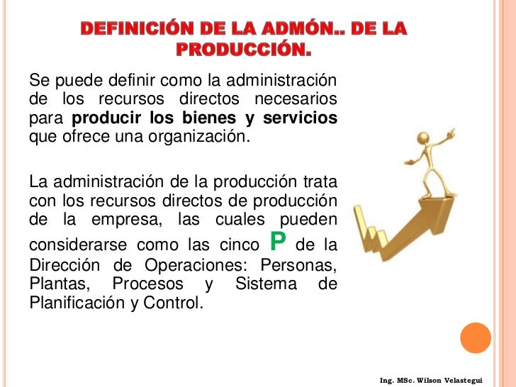 Importancia De La Administracion De La Produccion es.slideshare.net