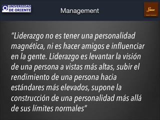 Management
Gestión Empresarial

 