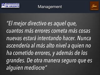 Management
Gestión Empresarial

 