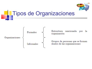 Tipos de Organizaciones
 