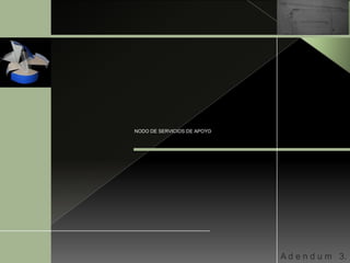 NODO DE SERVICIOS DE APOYOA d e n d u m   3.