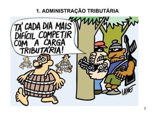 3
1. ADMINISTRAÇÃO TRIBUTÁRIA
 