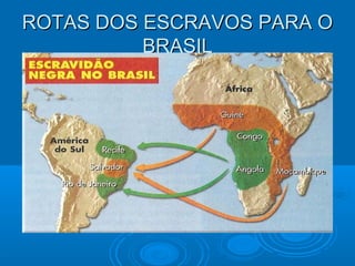 ROTAS DOS ESCRAVOS PARA OROTAS DOS ESCRAVOS PARA O
BRASILBRASIL
 