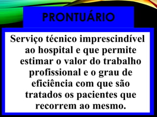 PRONTUÁRIO
 