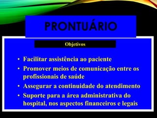 PRONTUÁRIO
 