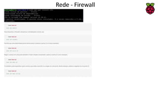 Rede - Firewall
 
