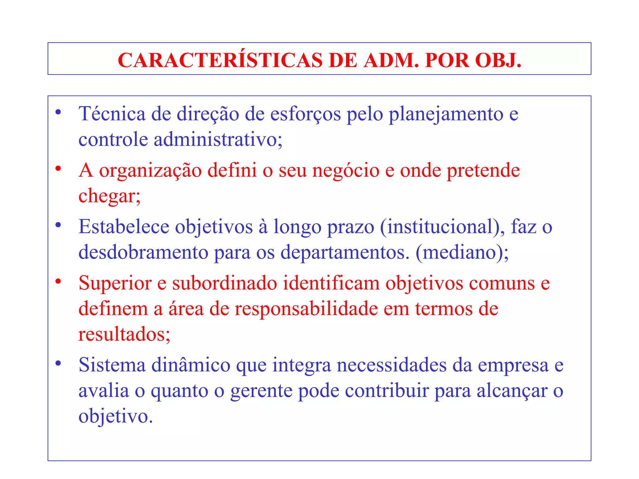 AdministraçãO Por Objetivos (Peter Drucker) | PPT