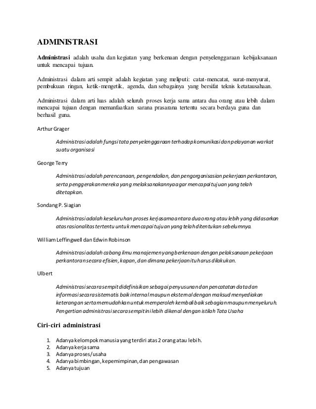 Administrasi