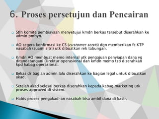 Administrasi dan proses pembiayaan pada bank syariah