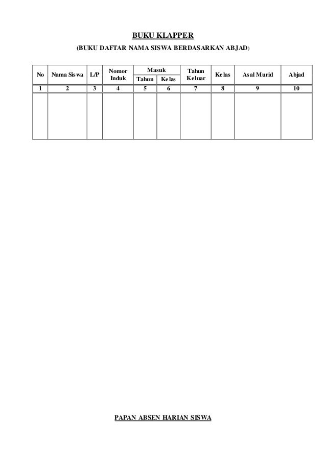 Administrasi Kepala Sekolah