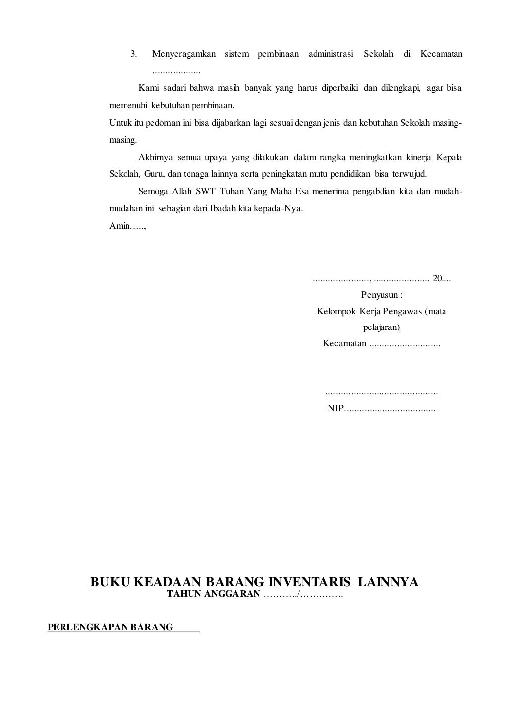 Administrasi kepala sekolah