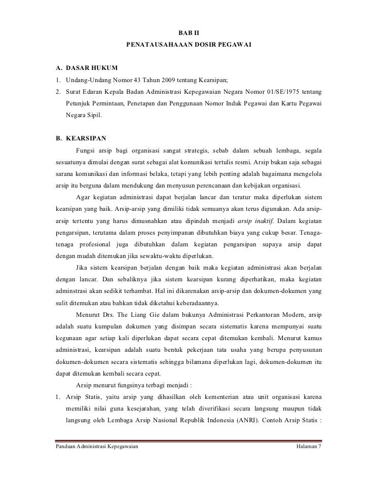 Contoh Makalah Kepegawaian