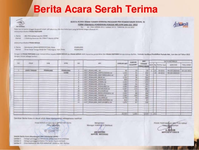 Contoh Berita Acara Validasi Pkh - Simak Gambar Berikut