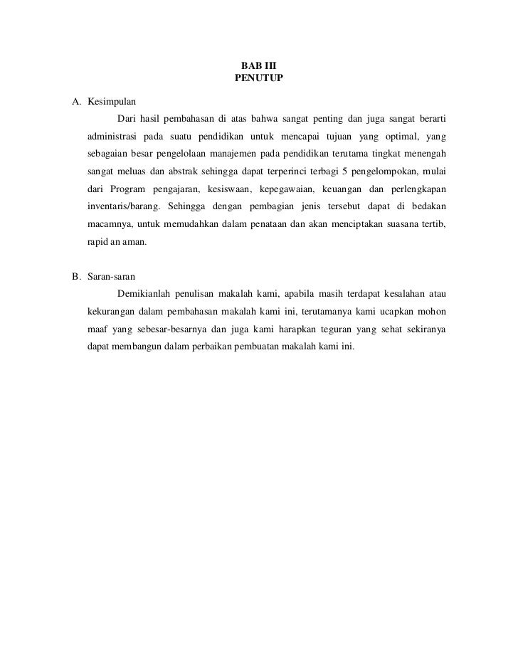 Administrasi Manajemen Sekolah