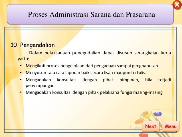 Administrasi Pendidikan Bidang Sarana Prasarana