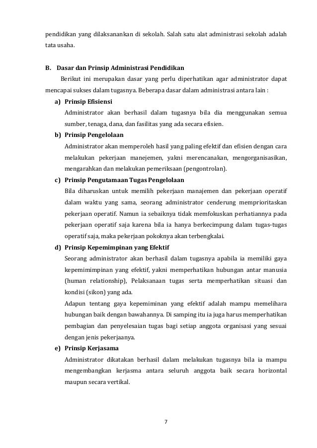 Makalah Administrasi pendidikan