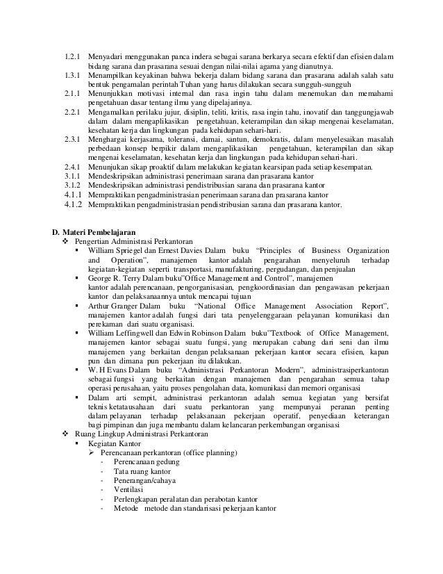 Administrasi Penerimaan dan Pendistribusian Sarana dan