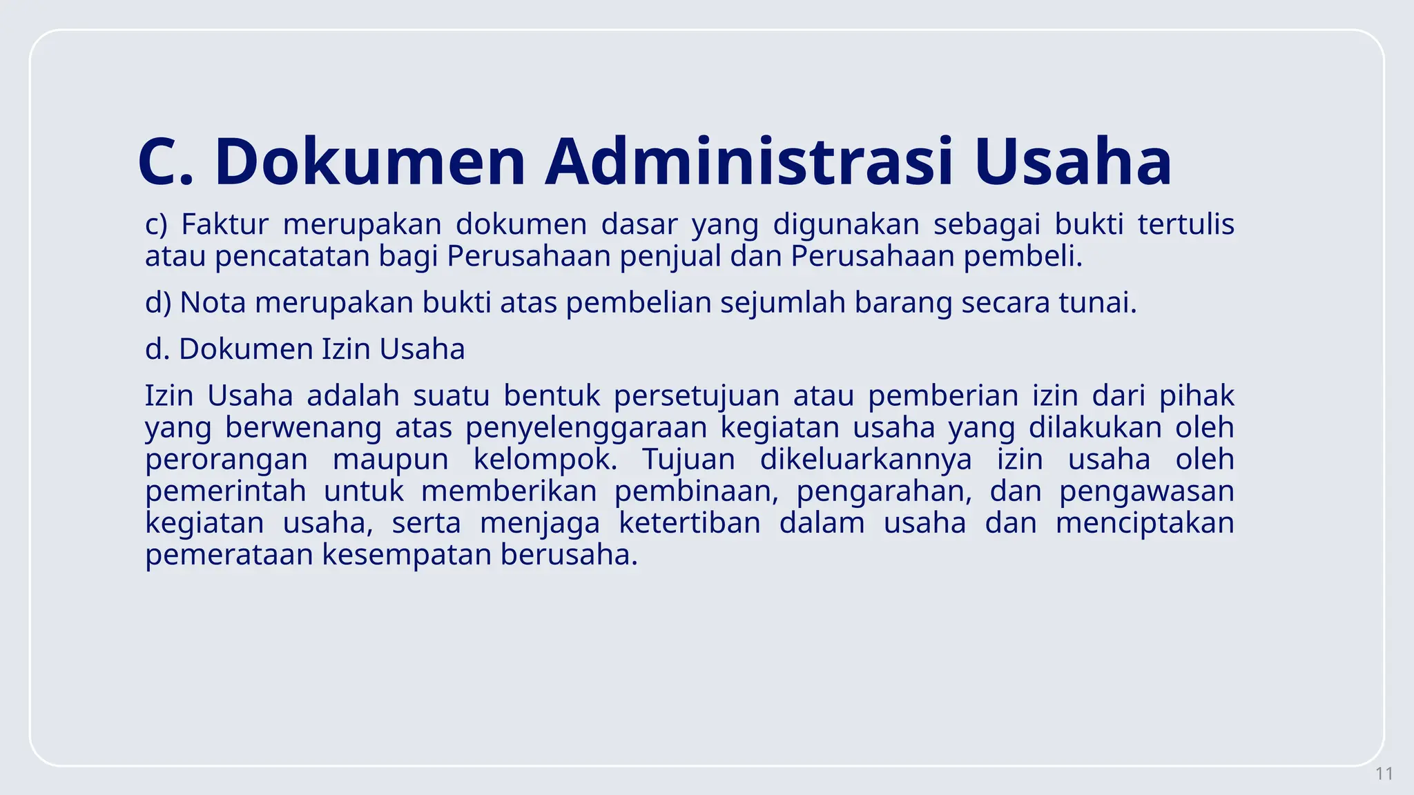 Administrasi Usaha Materi Pkk Kelas Xi Pptx