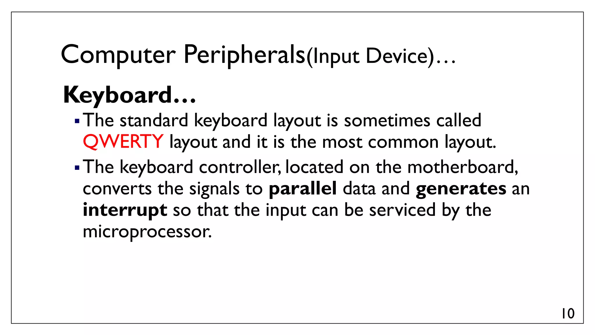 Administrate network and hardware peripherals Lecture #1