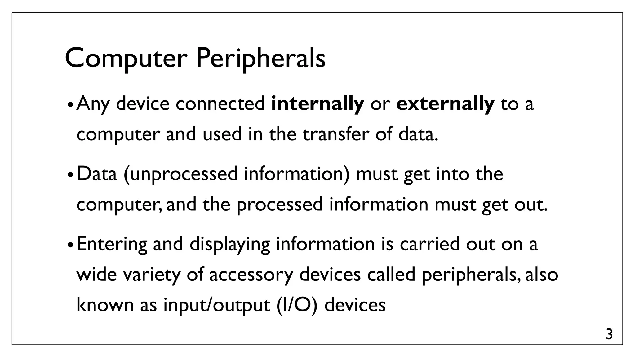 Administrate network and hardware peripherals Lecture #1