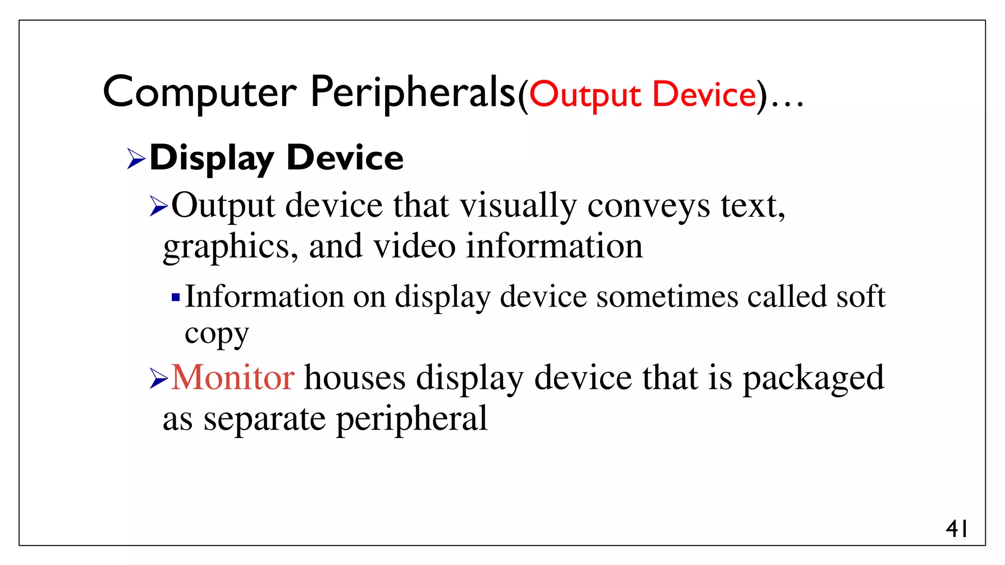 Administrate network and hardware peripherals Lecture #1