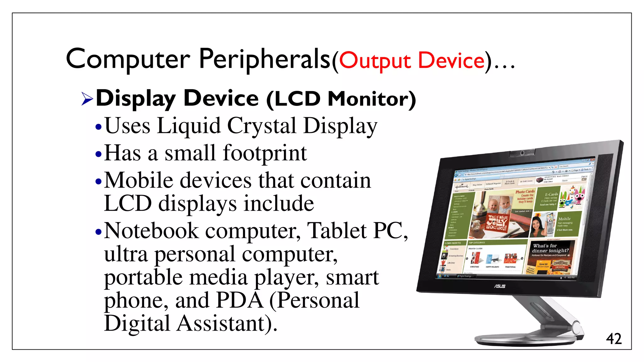 Administrate network and hardware peripherals Lecture #1