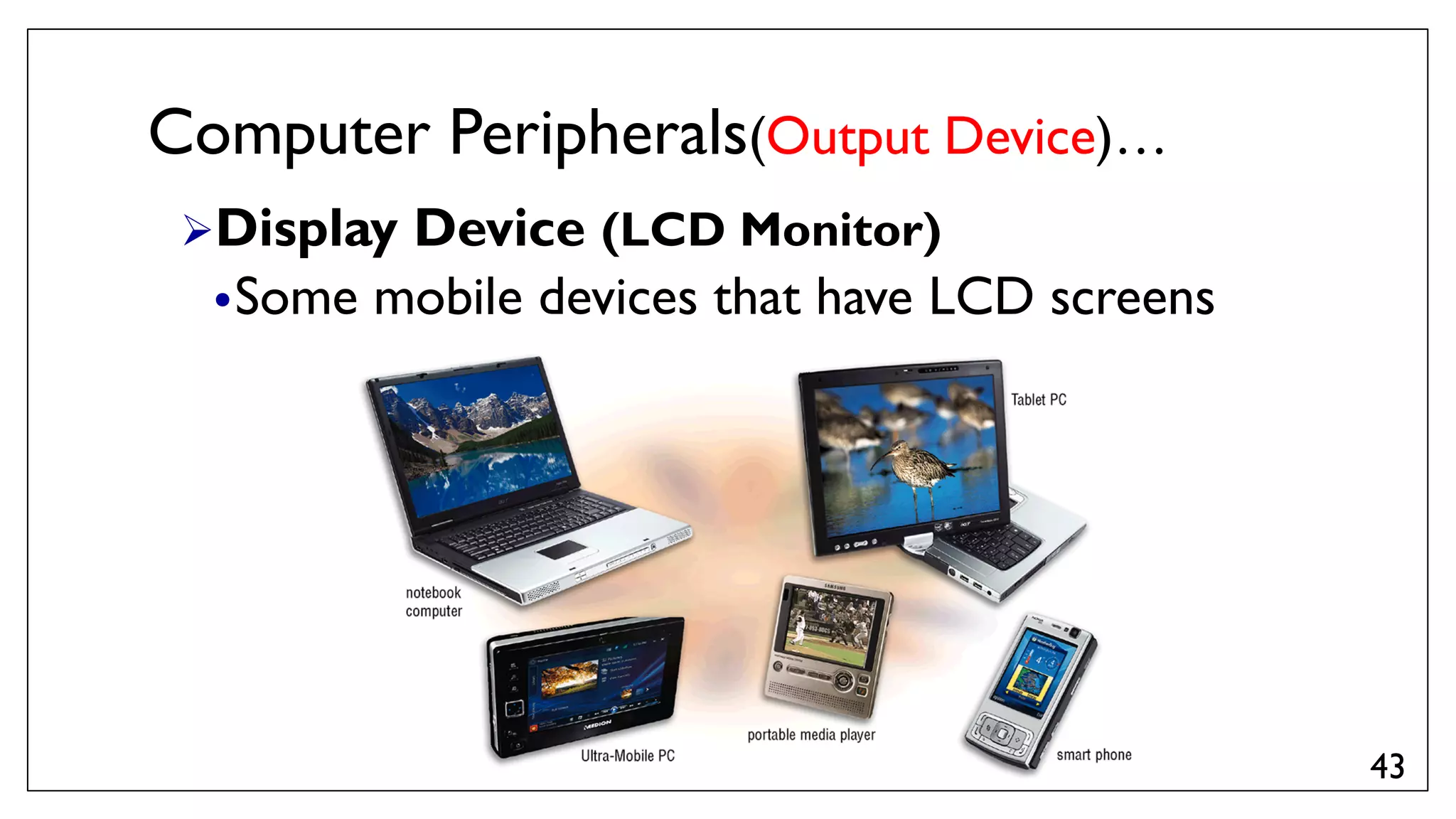 Administrate network and hardware peripherals Lecture #1