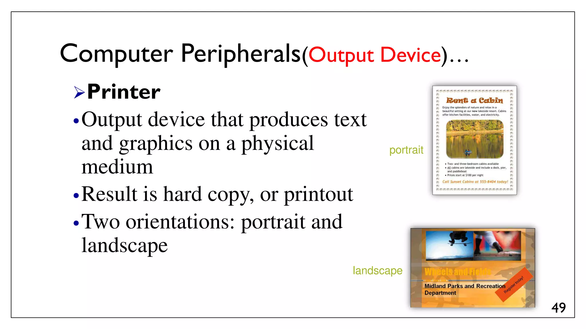 Administrate network and hardware peripherals Lecture #1