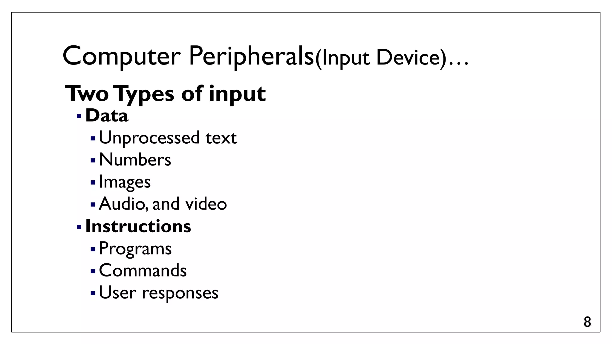 Administrate network and hardware peripherals Lecture #1