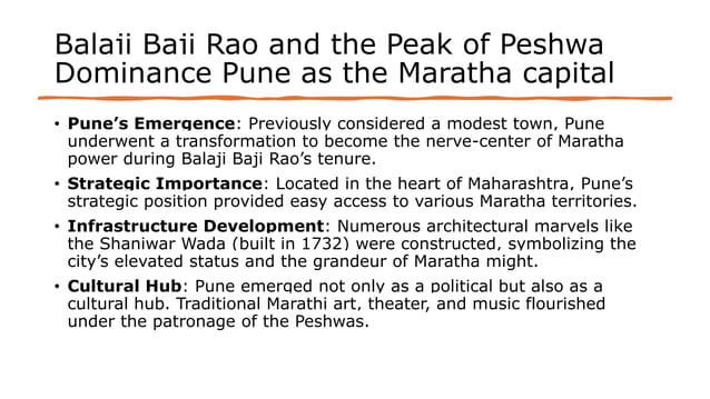 Bagi Rano Administration-Peshwas-Balaji Vishwanath-Baji Rao I and Balaji Baji Rao ...