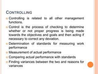 Administration and management | PPTX