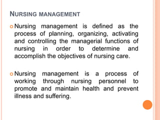 Administration and management | PPTX