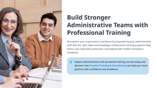 Promise Training Administration And Secretarial Courses | Promise Training & Consultancy ...