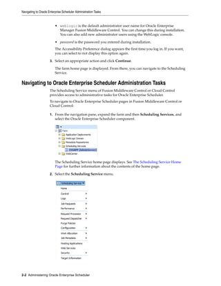 Ess Oracle Chart Oracle Enterprise Scheduler(ESS Job Scheduling) | PDF