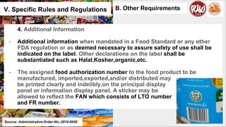 Mandatory Label Information Example Administrative-Order-No.-2014-0030 Mandatory Labeling Requirements.pdf