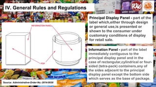 Mandatory Label Information Example Administrative-Order-No.-2014-0030 Mandatory Labeling Requirements.pdf