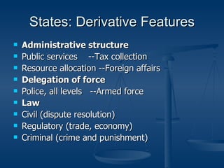 Administrative States | PPT