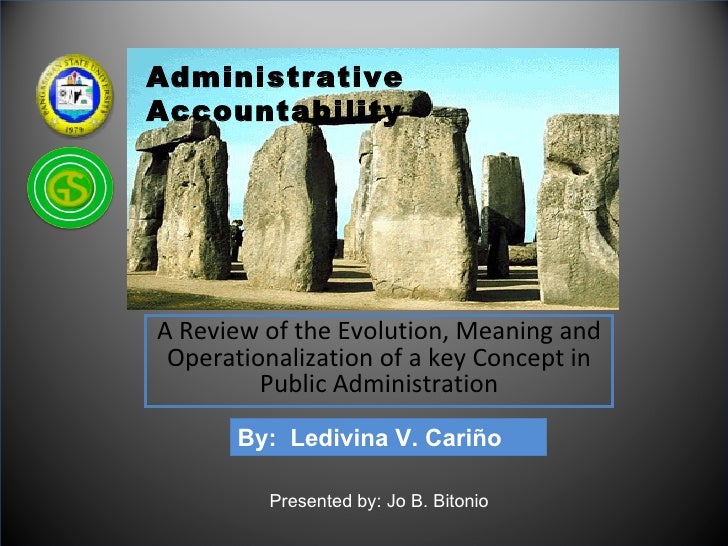 Administrative Accountability