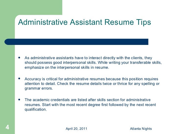 key skills for administrative assistant