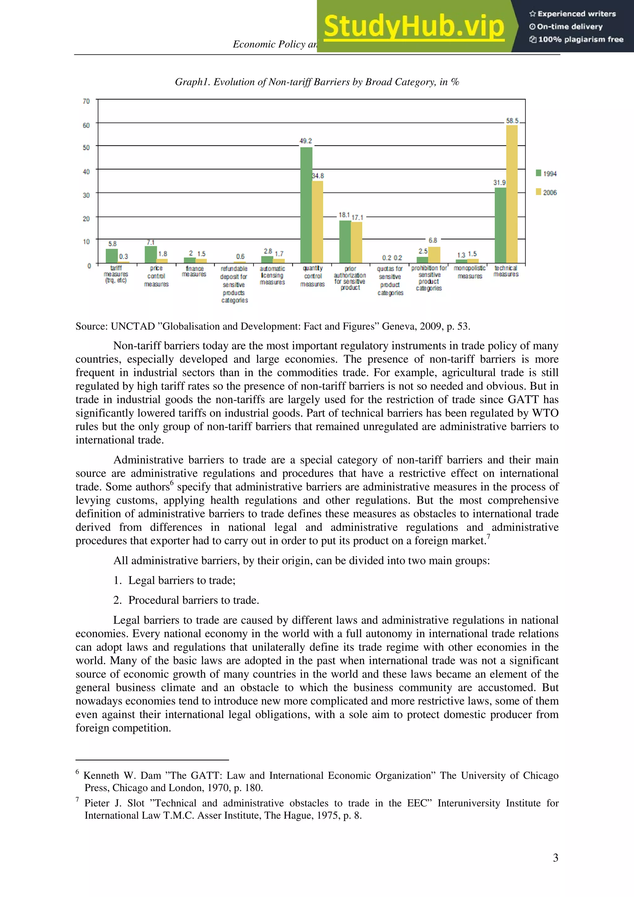 Administrative Barriers And Trade Facilitation | PDF