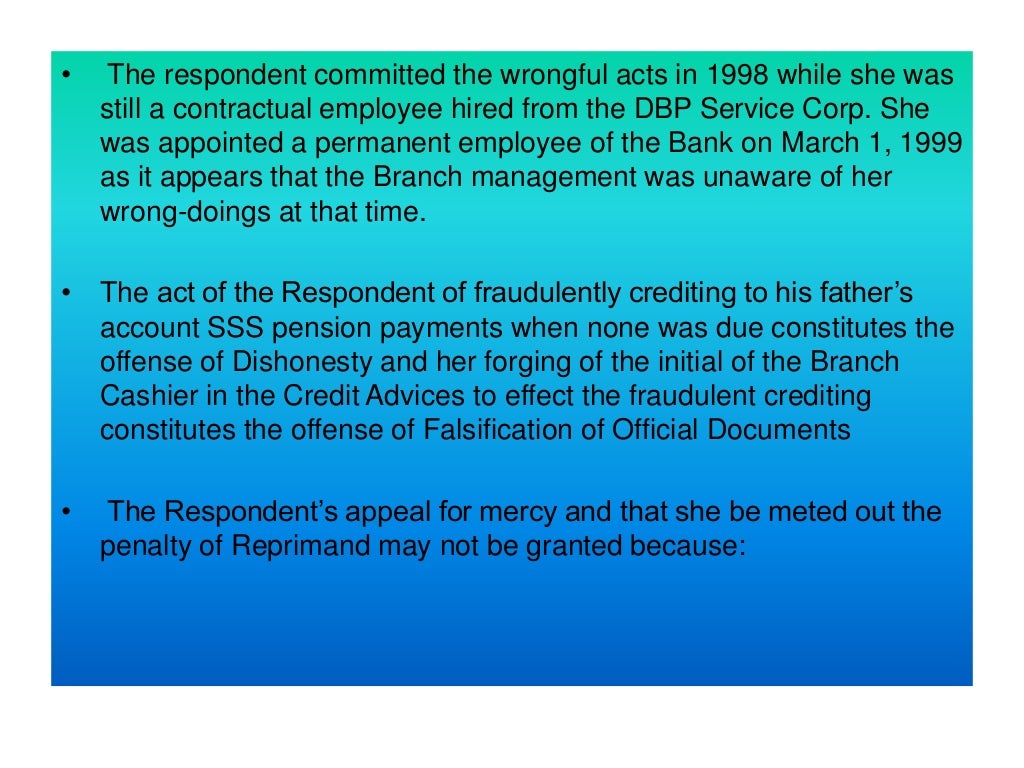 Samples of Decided Administrative Cases in the Philippines